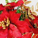 Arranjo de Natal Luxo | Vermelho - 37X36cm - MarketFlor